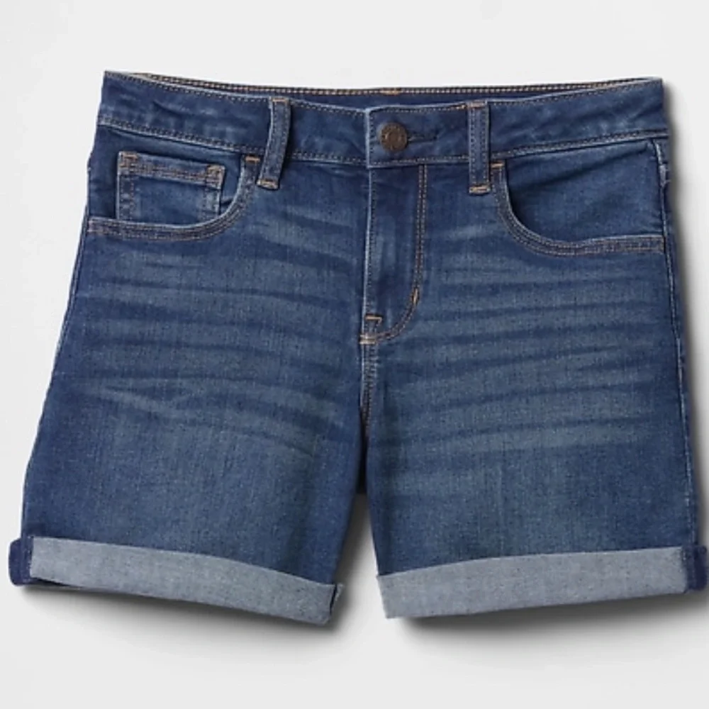 📚✏️ GAP Kids Denim Midi Shorts 8